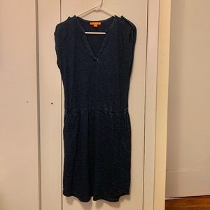JOE FRESH Blue Faded Sleeveless Knee length Dress